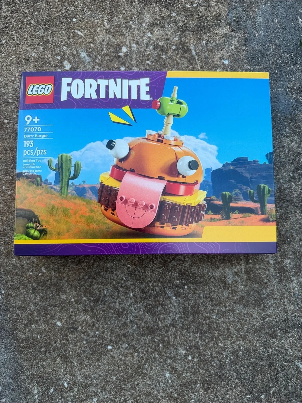 Lego Fortnite Durr Burger Building Set - Orange, Pink, Yellow. NEW